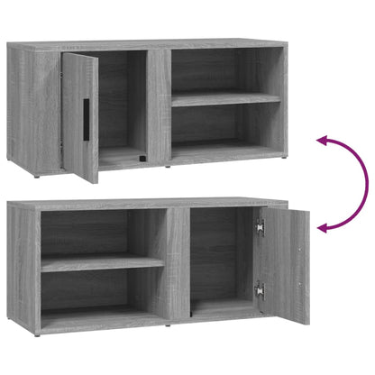 Tv Skříňky 2 Ks Šedé Sonoma 80 X 31,5 X 36 Cm Kompozitní Dřevo