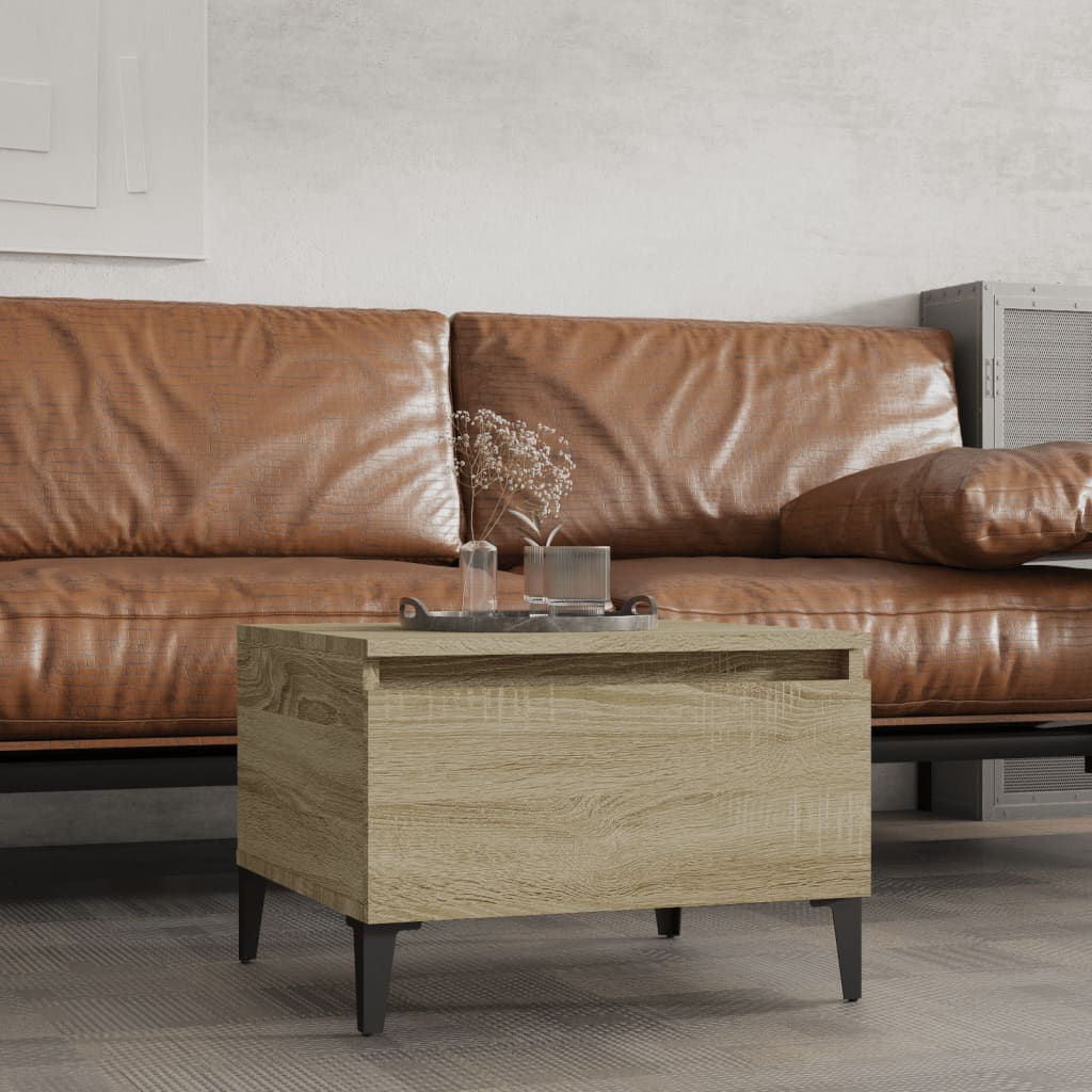 Odkládací Stolek 50 X 46 X 35 Cm Kompozitní Dřevo