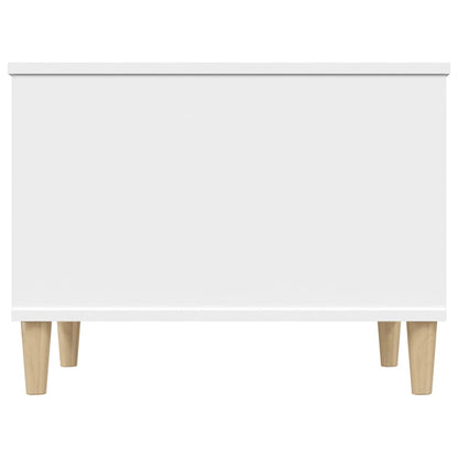 Konferenční Stolek Bílý 60 X 44,5 X 45 Cm Kompozitní Dřevo