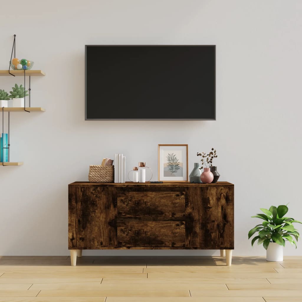 Tv Skříňka 102X44,5X50 Cm Kompozitní Dřevo