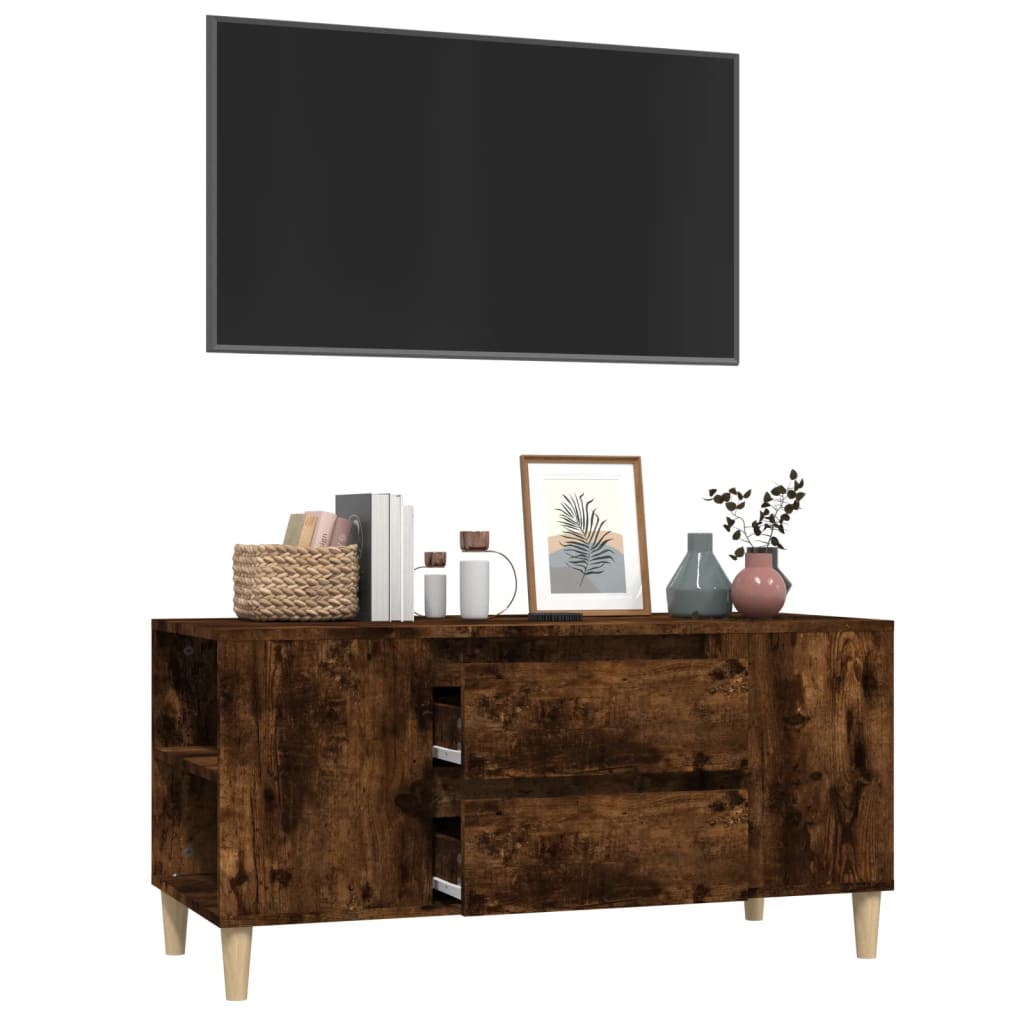 Tv Skříňka 102X44,5X50 Cm Kompozitní Dřevo