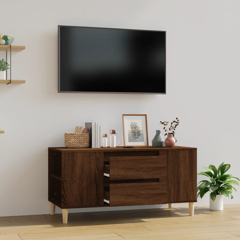 Tv Skříňka 102X44,5X50 Cm Kompozitní Dřevo