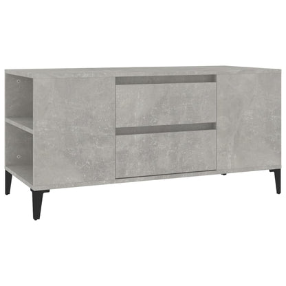 Tv Skříňka Betonově Šedá 102X44,5X50 Cm Kompozitní Dřevo