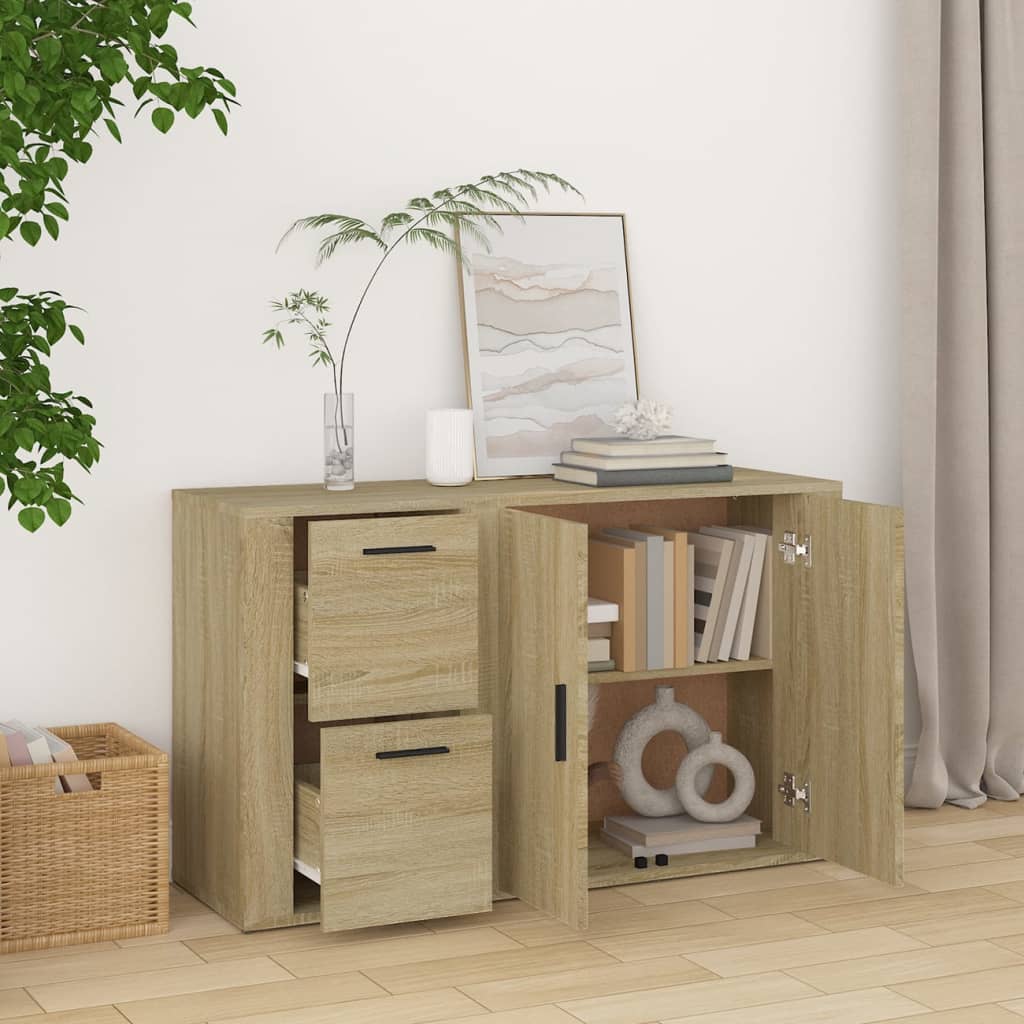 Příborník Dub Sonoma 100 X 33 X 59,5 Cm Kompozitní Dřevo