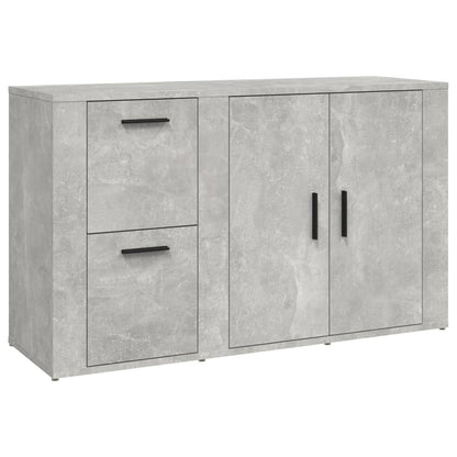 Příborník Betonově Šedý 100X33X59,5 Cm Kompozitní Dřevo