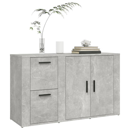 Příborník Betonově Šedý 100X33X59,5 Cm Kompozitní Dřevo