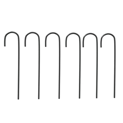 Zahradní Oblouk Černý Ø180 X 255 Cm Ocel