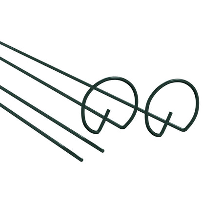 Tyčky K Rostlinám 20 Ks Tmavě Zelené Ocel