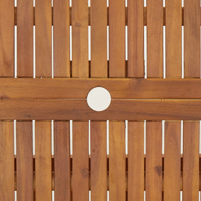 Skládací Zahradní Stůl 90 X 90 X 75 Cm Masivní Akáciové Dřevo