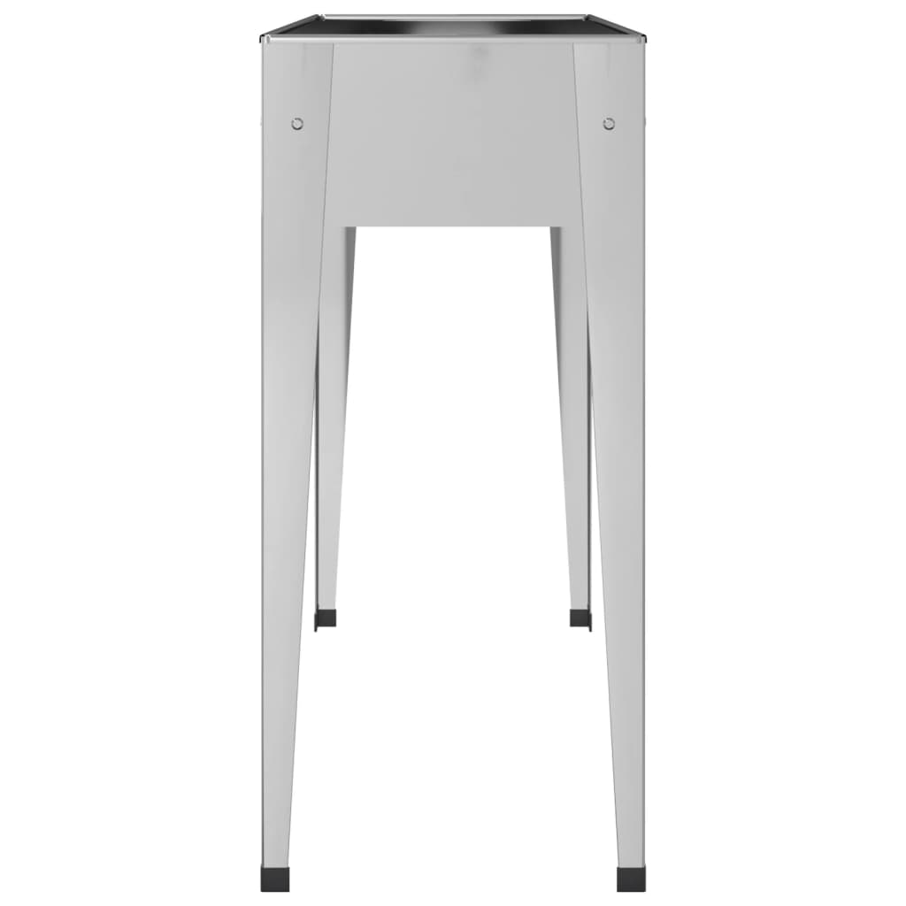 Zahradní Truhlíky 2 Ks Pozinkovaná Ocel