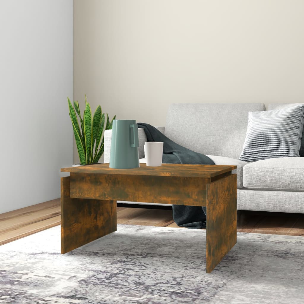 Konferenční Stolek Bílý 68 X 50 X 38 Cm Kompozitní Dřevo