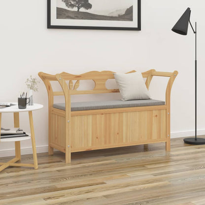 Lavice 107 X 45 X 75,5 Cm Masivní Jedlové Dřevo