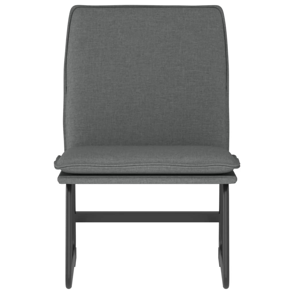 Křeslo Tmavě Šedé 52 X 75 X 76 Cm Textil