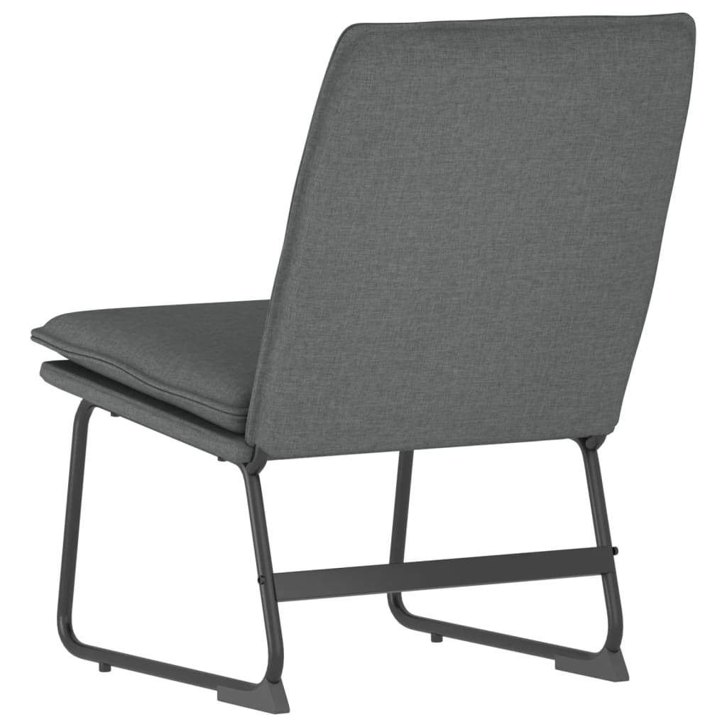 Křeslo Tmavě Šedé 52 X 75 X 76 Cm Textil