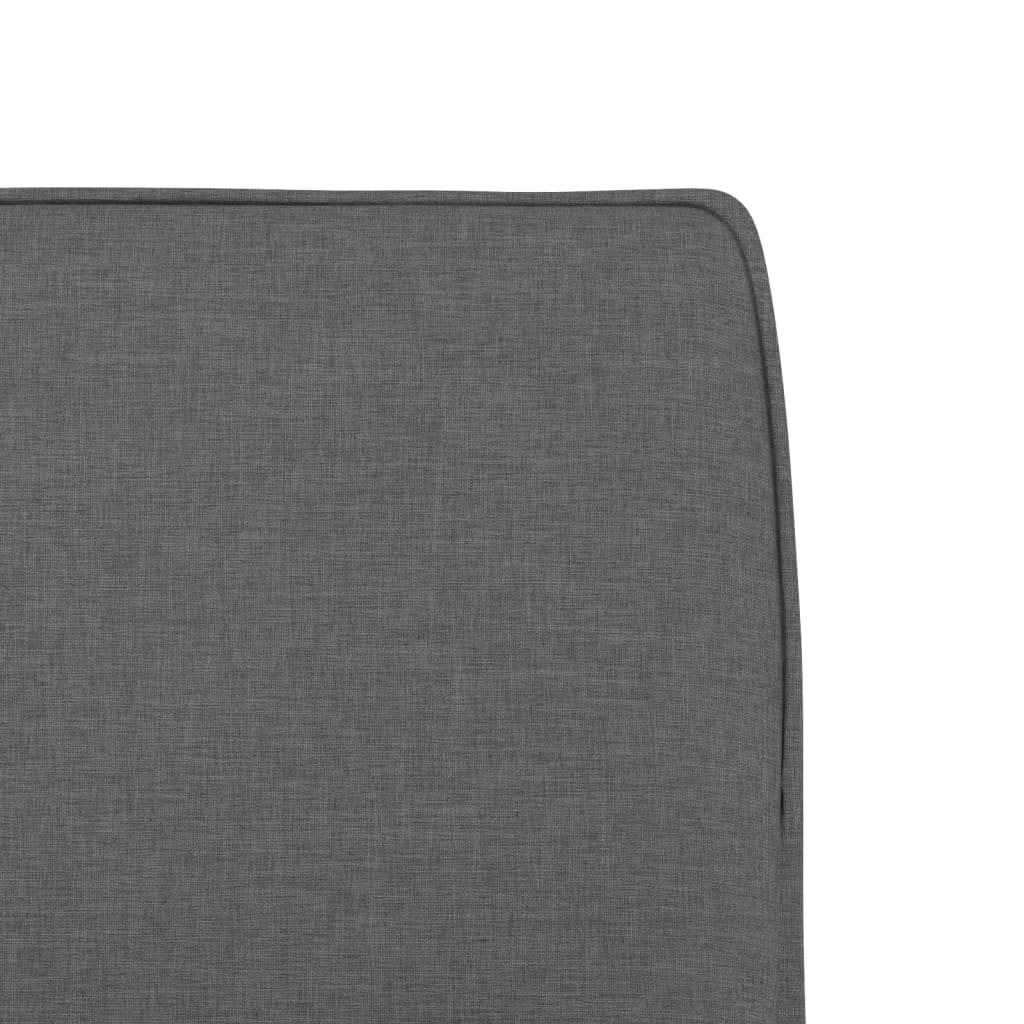 Křeslo Tmavě Šedé 52 X 75 X 76 Cm Textil