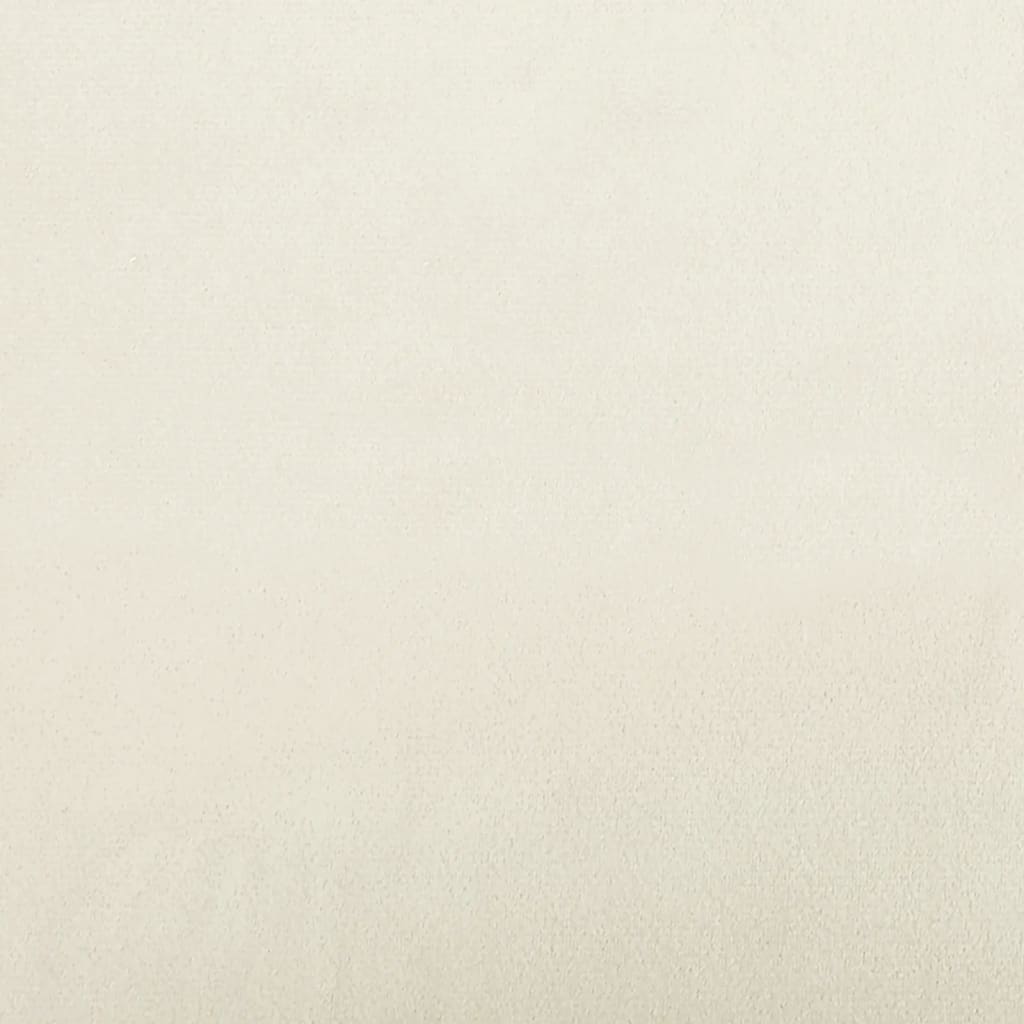 Křeslo Krémové 62 X 79 X 79 Cm Samet
