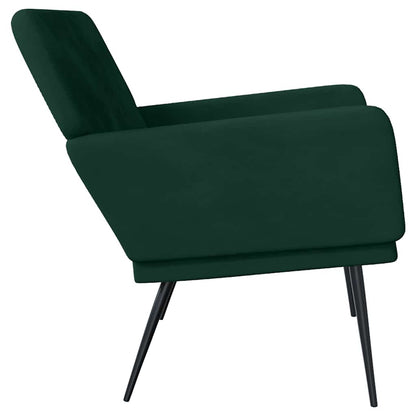 Lavice Tmavě Zelená 108 X 79 X 79 Cm Samet