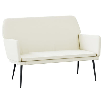 Lavice Krémová 108 X 79 X 79 Cm Samet