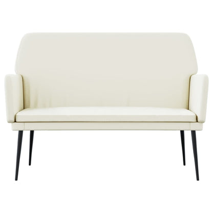 Lavice Krémová 108 X 79 X 79 Cm Samet