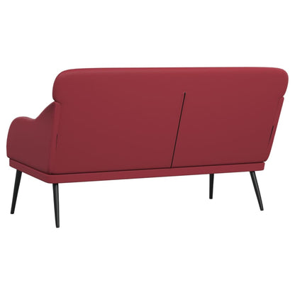 Lavice Vínová 110 X 76 X 80 Cm Umělá Kůže