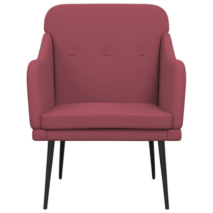 Křeslo Vínové 63 X 76 X 80 Cm Textil