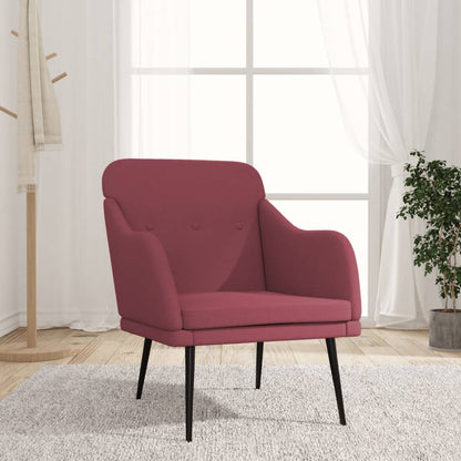 Křeslo Vínové 63 X 76 X 80 Cm Textil