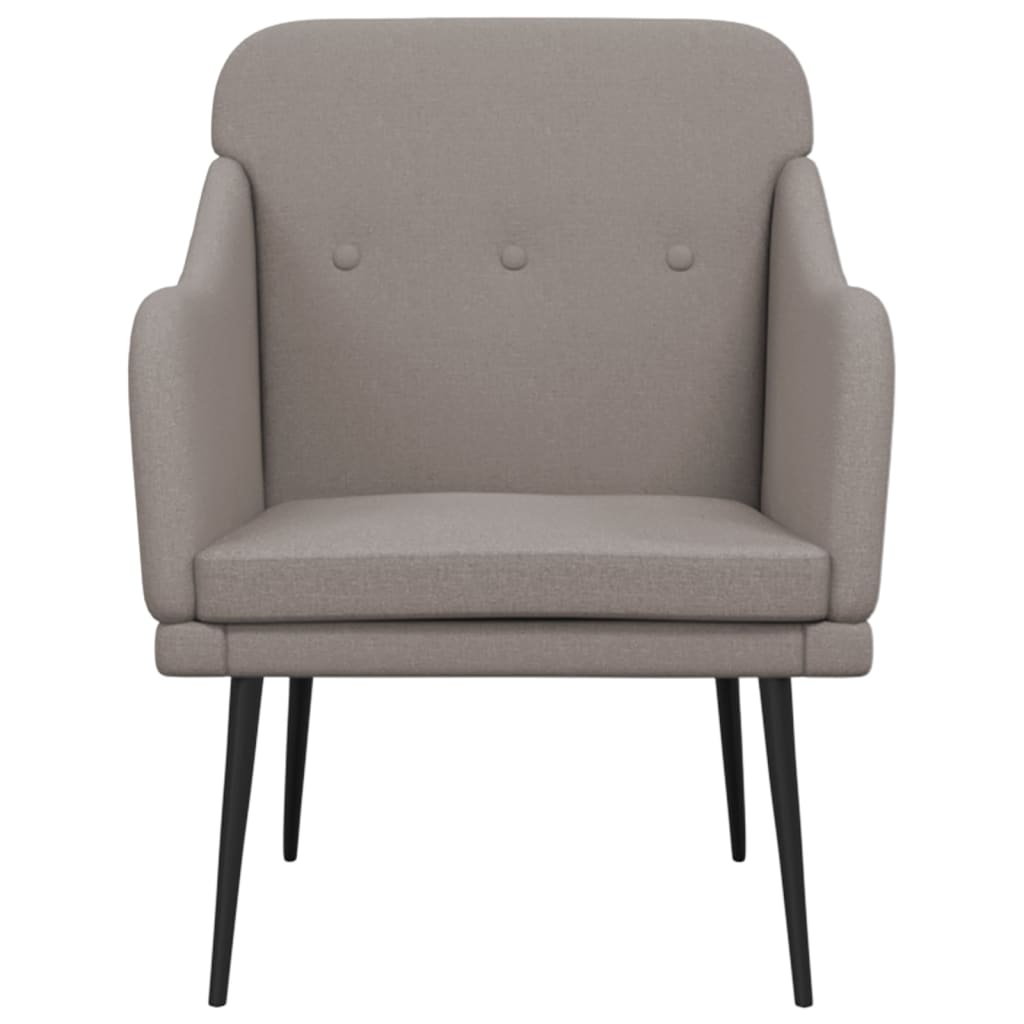 Křeslo Taupe 63 X 76 X 80 Cm Textil