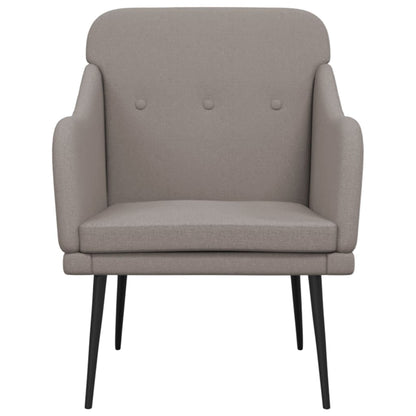 Křeslo Taupe 63 X 76 X 80 Cm Textil
