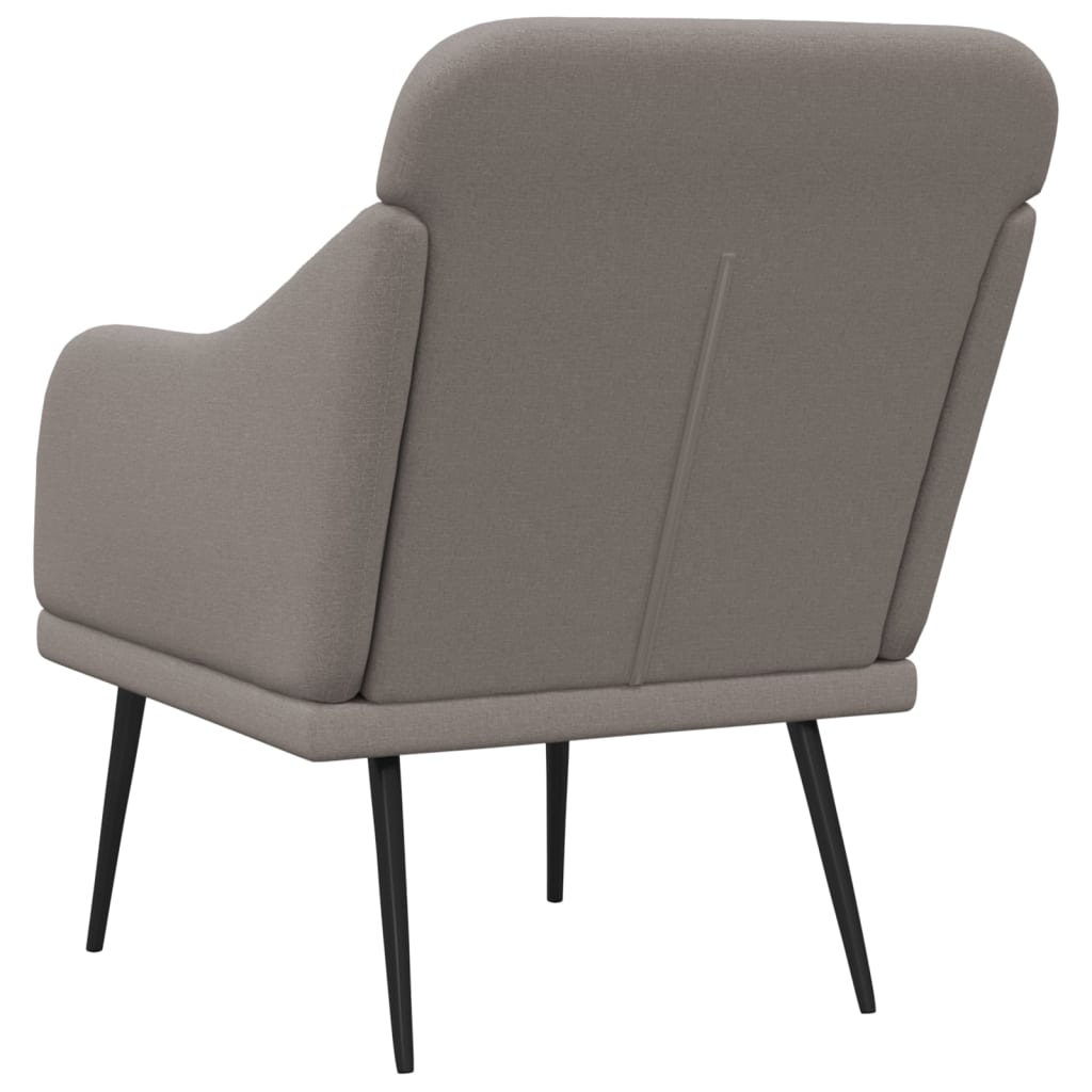 Křeslo Taupe 63 X 76 X 80 Cm Textil
