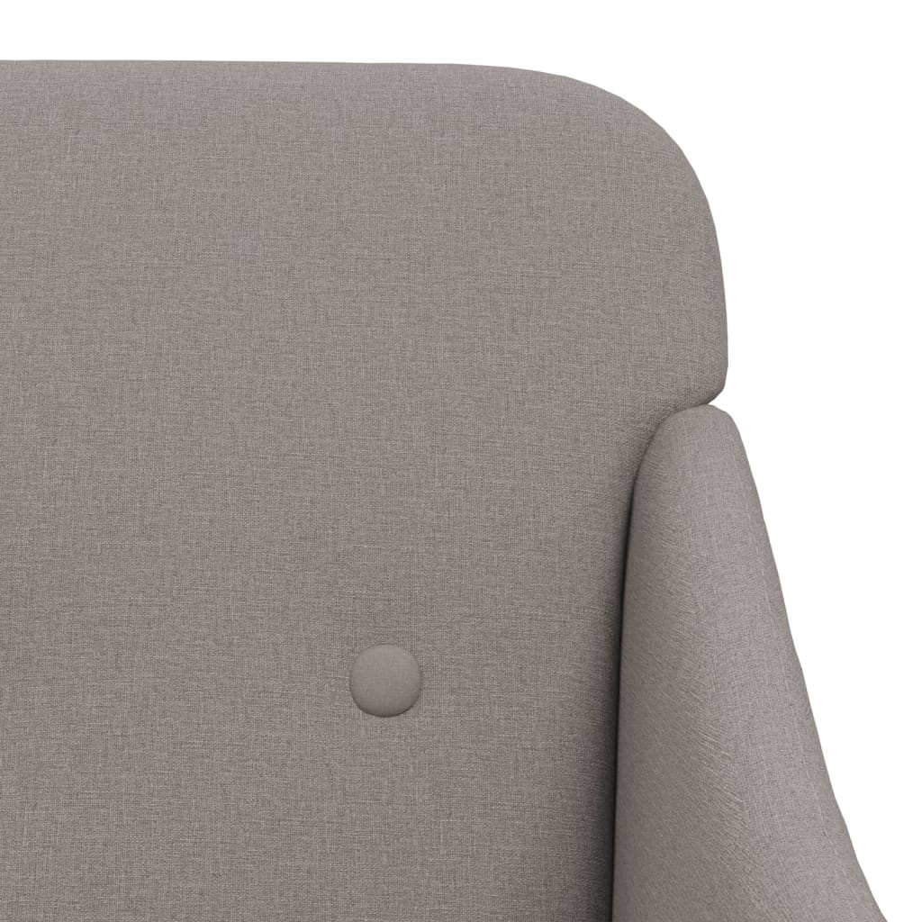 Křeslo Taupe 63 X 76 X 80 Cm Textil
