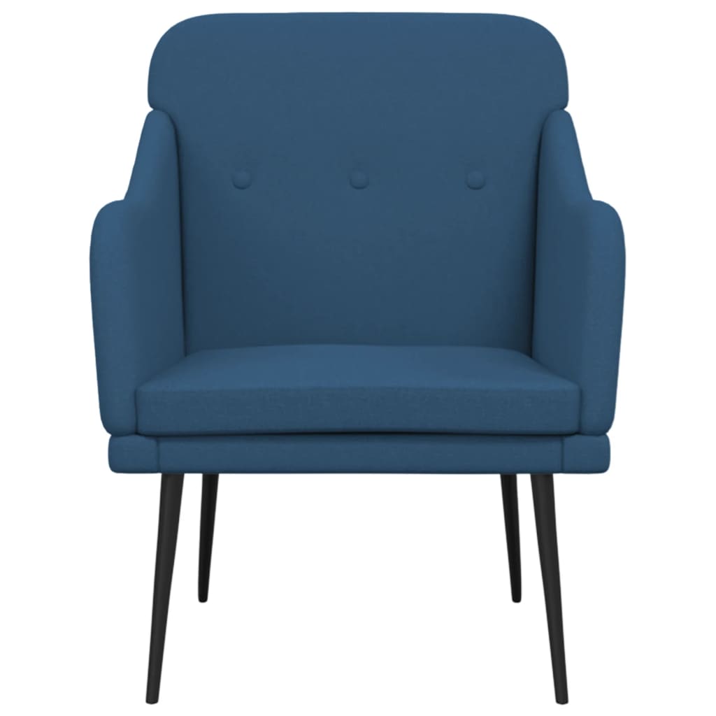Křeslo Modré 63 X 76 X 80 Cm Textil