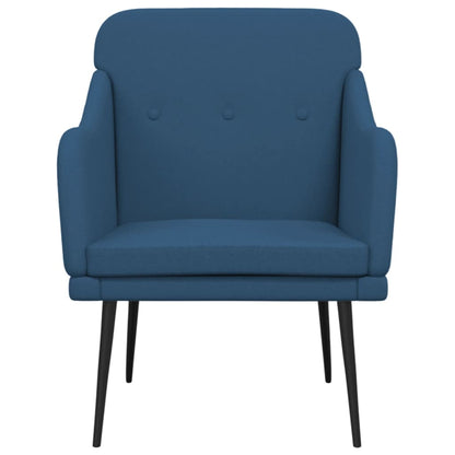 Křeslo Modré 63 X 76 X 80 Cm Textil