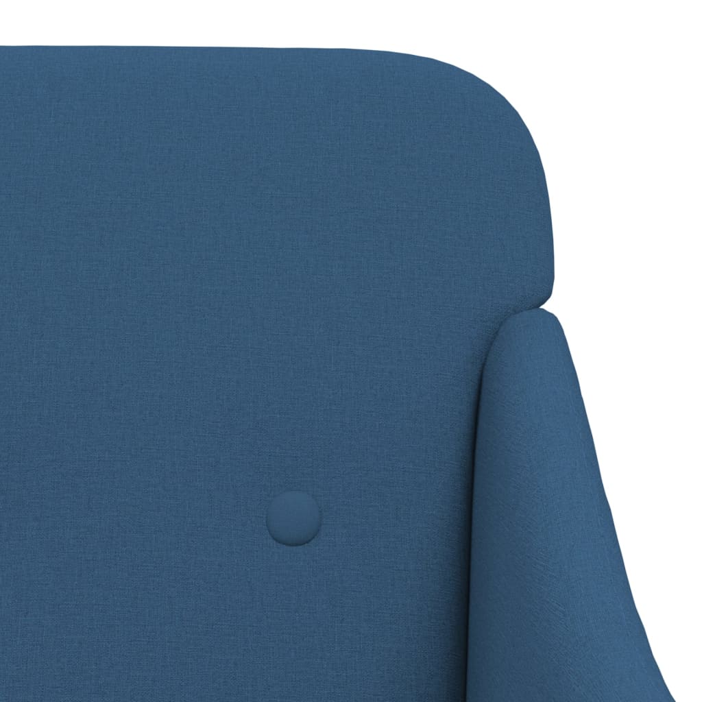 Křeslo Modré 63 X 76 X 80 Cm Textil