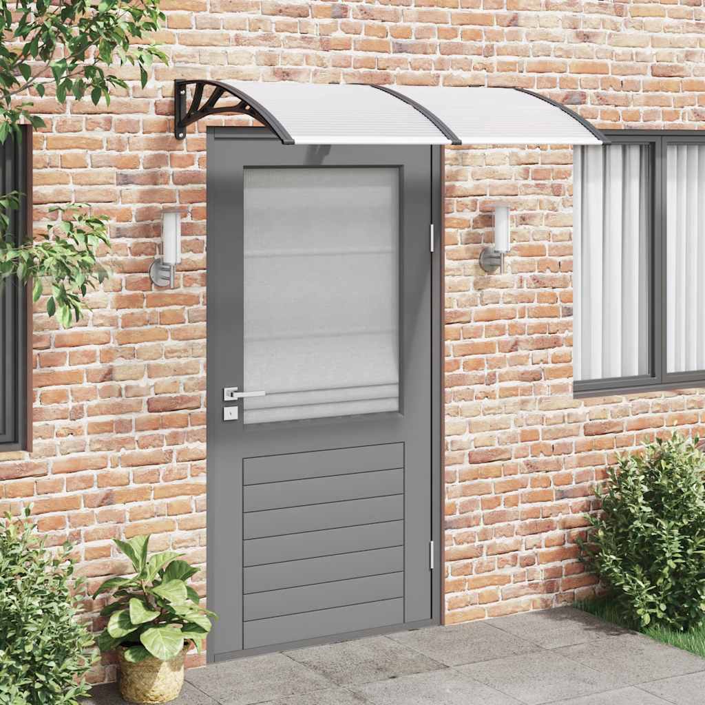 Vchodová Stříška Černá Polykarbonát