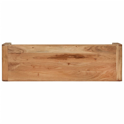 Tv Stolek 110 X 33 X 33 Cm Masivní Akáciové Dřevo