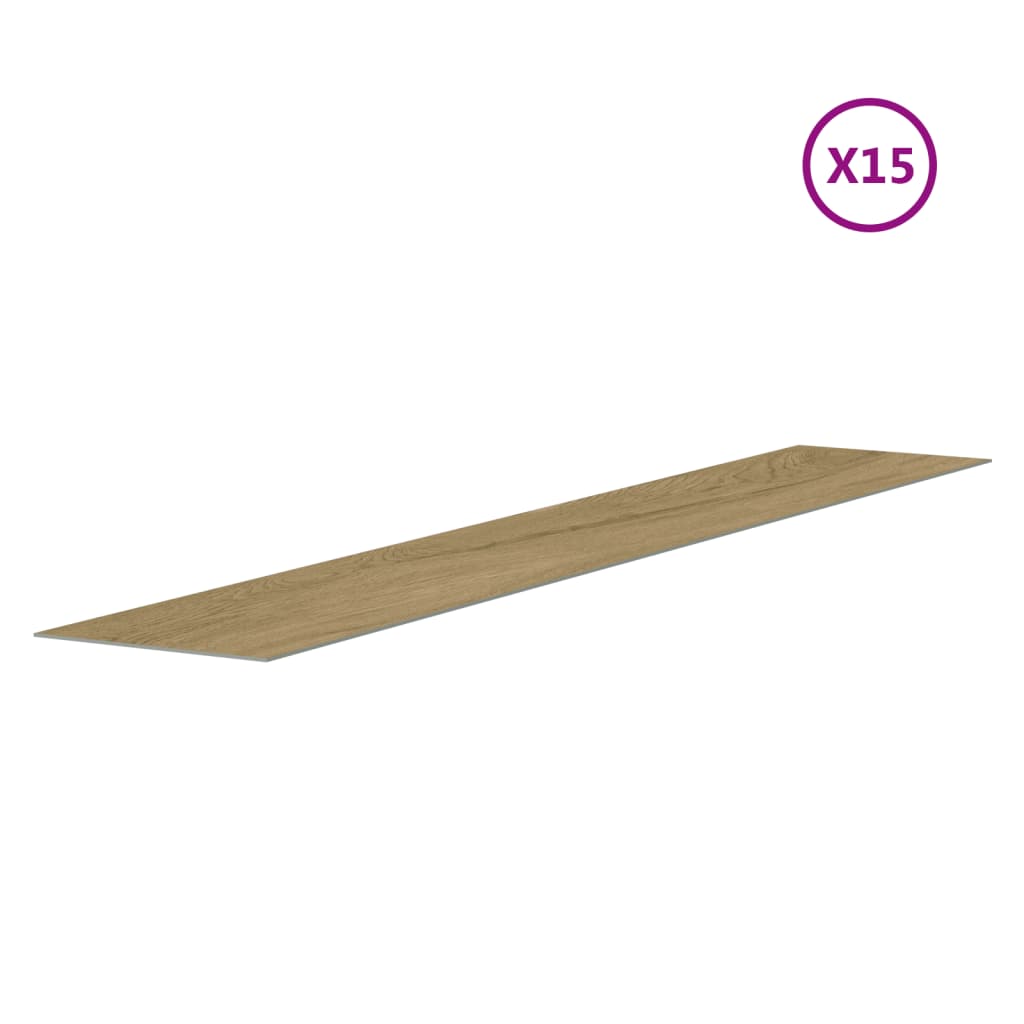 Nástěnné Panely Vzhled Dřeva Hnědé Pvc 2,06 M²