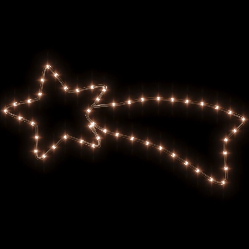 Vánoční Komety Se 48 Teplými Bílými Led 2 Ks 65 X 28 Cm