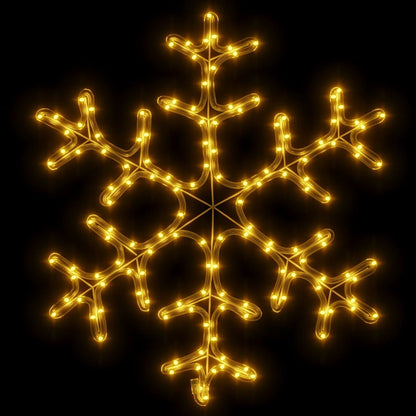Vánoční Sněhové Vločky 3 Ks S Teplými Bílými Led 59 X 59 Cm