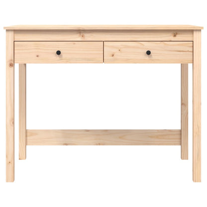 Psací Stůl Se Zásuvkami 100 X 50 X 78 Cm Masivní Borové Dřevo