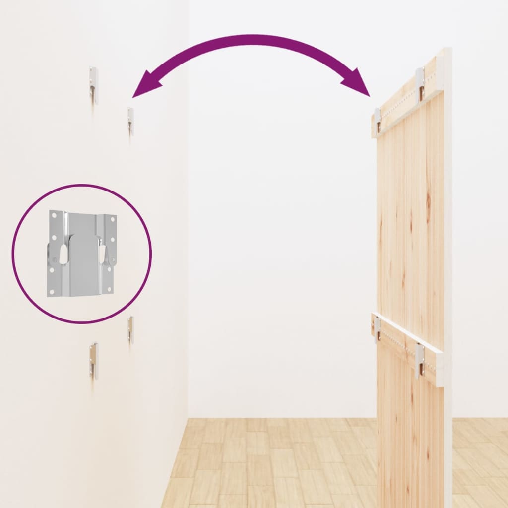 Nástěnné Čelo Postele Bílé 95,5X3X110 Cm Masivní Borové Dřevo Bílá