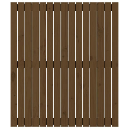 Nástěnné Čelo Postele Medově Hnědé 95,5X3X110 Cm Borové Dřevo Medová Hnědá