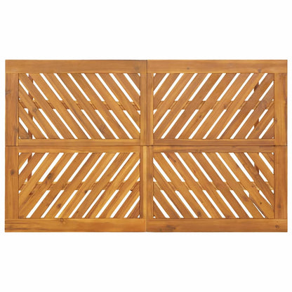 Zahradní Jídelní Souprava 5 Ks Hnědá 150 X 90 X 74 Cm