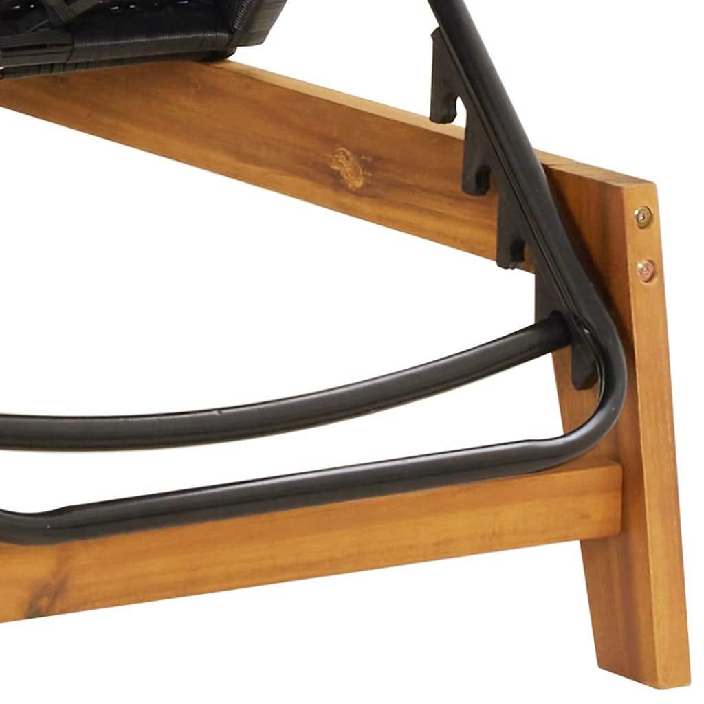 3Dílná Zahradní Sedací Souprava Polyratan A Masivní Akácie