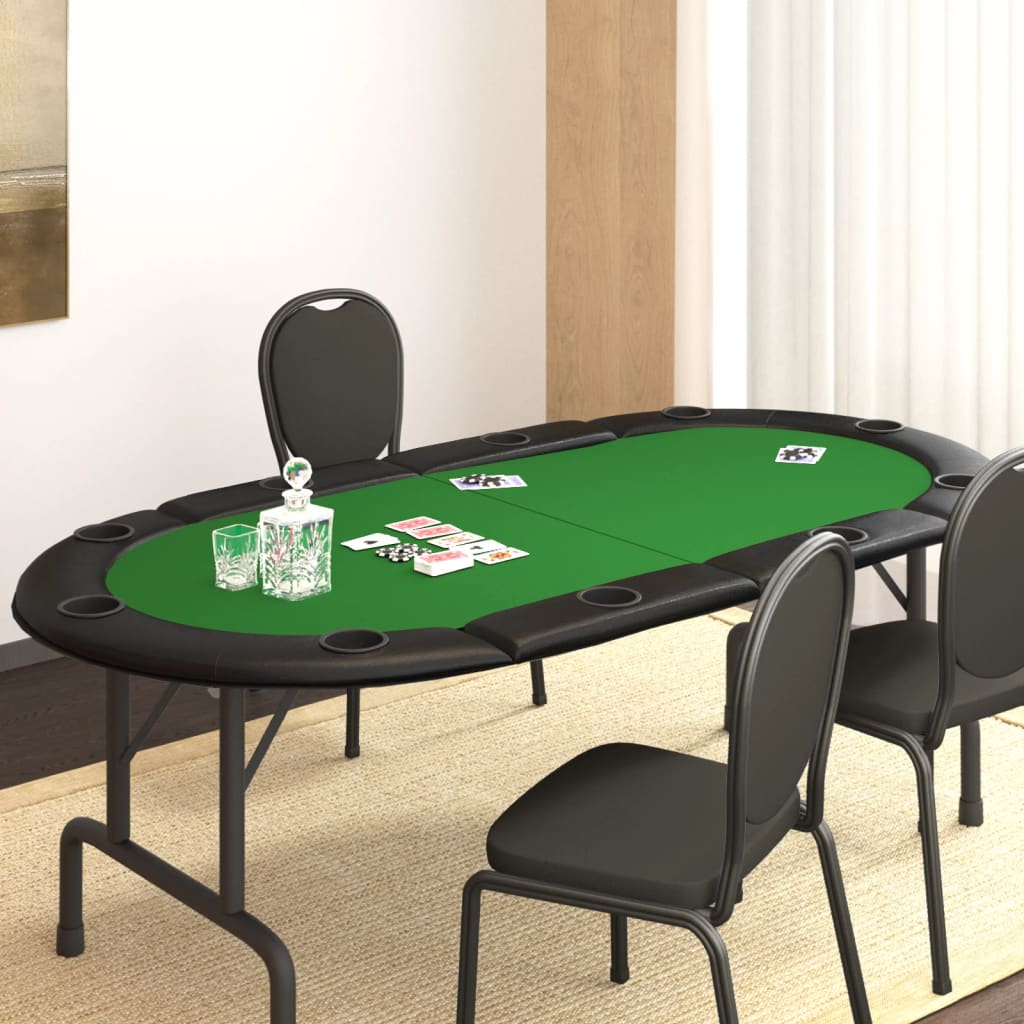 Skládací Deska Na Poker Pro 10 Hráčů 208 X 106 X 3 Cm