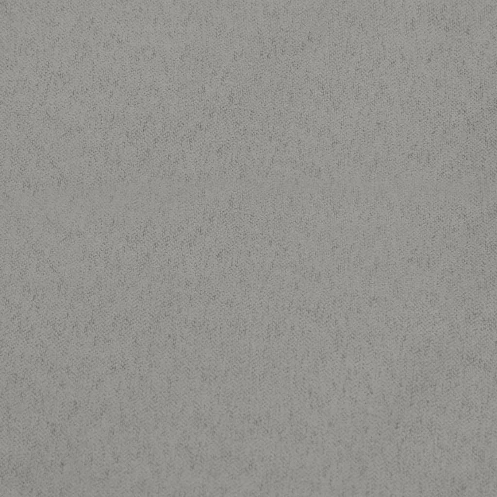 Křeslo Glider Se Stoličkou Světle Šedé Textil