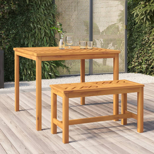 Zahradní Lavice 80 Cm Masivní Akáciové Dřevo