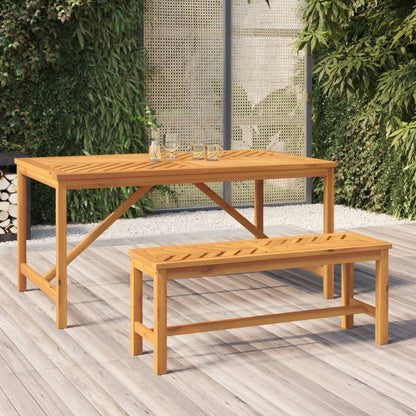 Zahradní Lavice 110 Cm Masivní Akáciové Dřevo