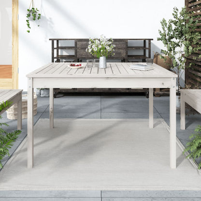 Zahradní Stůl Černý 82,5 X 82,5 X 76 Cm Masivní Borové Dřevo