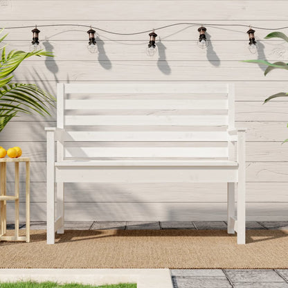 Zahradní Lavice Medově Hnědá 109X48X91,5 Cm Masivní Borovice
