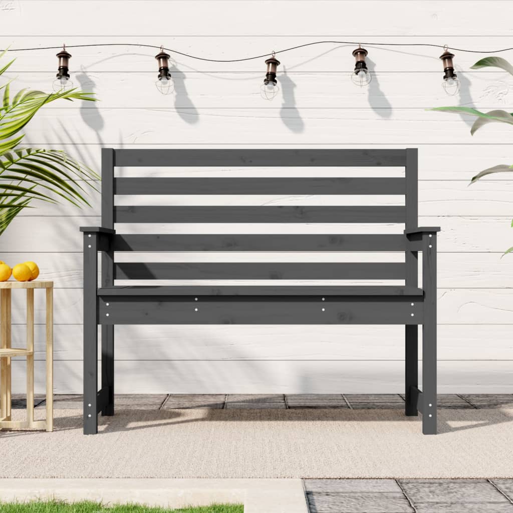 Zahradní Lavice Medově Hnědá 109X48X91,5 Cm Masivní Borovice